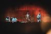 Photo of Bombino's Band on stage at their concert at Gut Bennigsen estate grounds in Bennigsen, Germany.