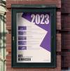 Poster in a frame promoting 2023 events at Gut Bennigsen.