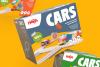 Detail of HABA Cars packaging boxes.