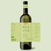 Mia via white wine packaging design label