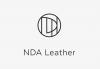 Nda leather brand identity logo