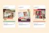 Three layouts of promotional Instagram social media posts for Pinecone Childcare in Portland, Oregon.