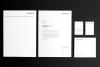 Stationery set as part of the brand identity for Schaltraum Architecture designed by Transatlantika.