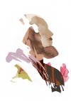 Abstract illustration featuring watercolor-style brushstrokes and shapes in various colors. Colors are blended and overlapped.